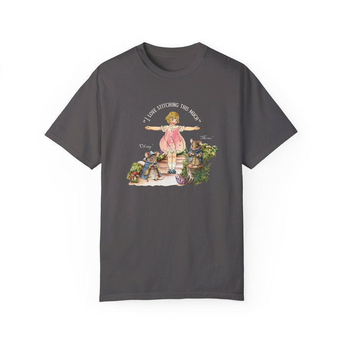 I Love Stitching  Cotton T-shirt