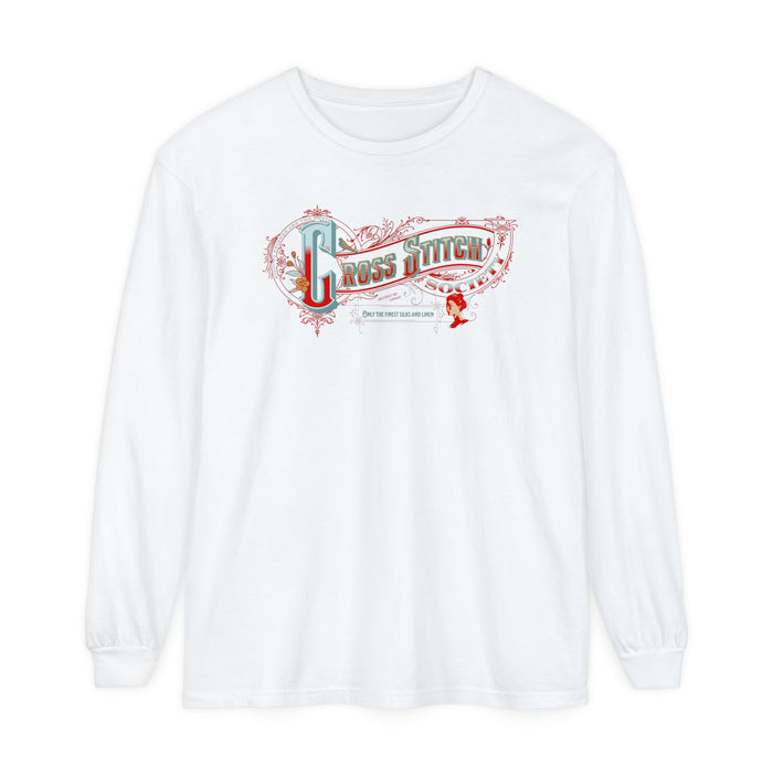 Cross Stitch Society Cotton Long Sleeve T-Shirt