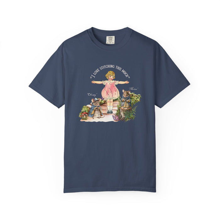 I Love Stitching  Garment-Dyed T-shirt