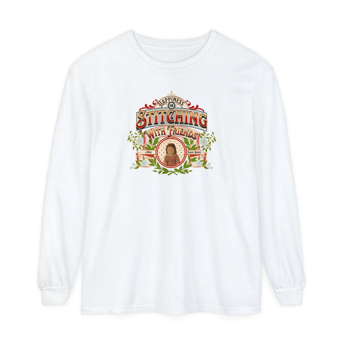 Stitching With Friends Cotton Long Sleeve T-Shirt