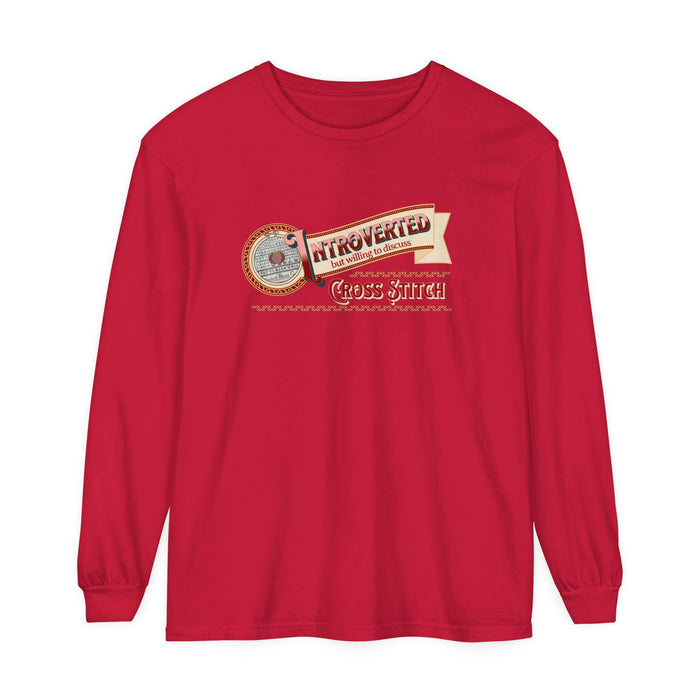 Introverted Cotton Long Sleeve T-Shirt