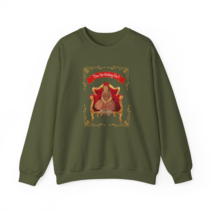 Mildred the Birthday Girl Crewneck Sweatshirt