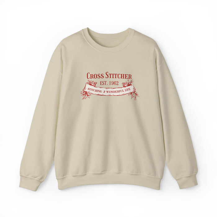 YOU CHOOSE YEAR Cross Stitcher Crewneck Sweatshirt