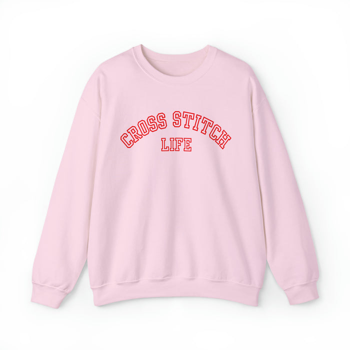 Cross Stitch Life Crewneck Sweatshirt
