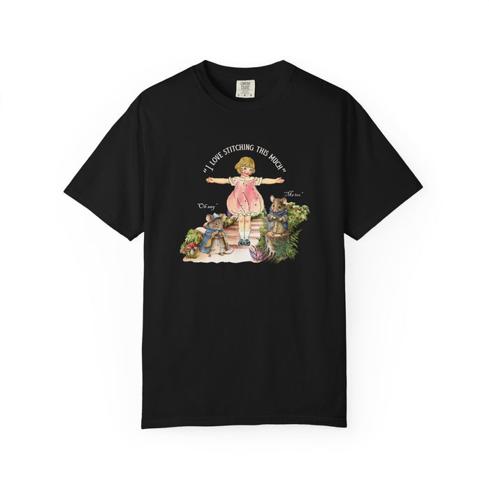 I Love Stitching  Garment-Dyed T-shirt