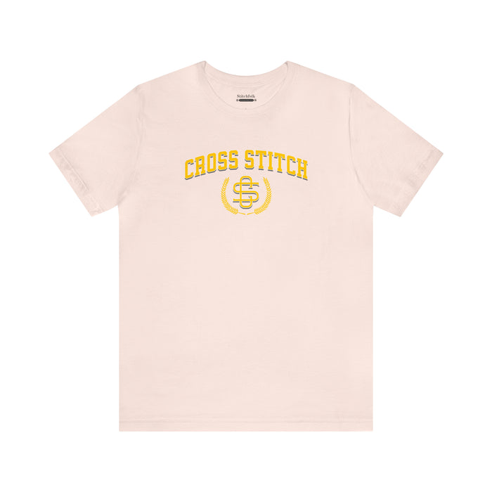 Varsity Cross Stitch T-Shirt