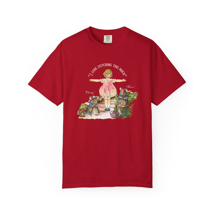 I Love Stitching  Garment-Dyed T-shirt