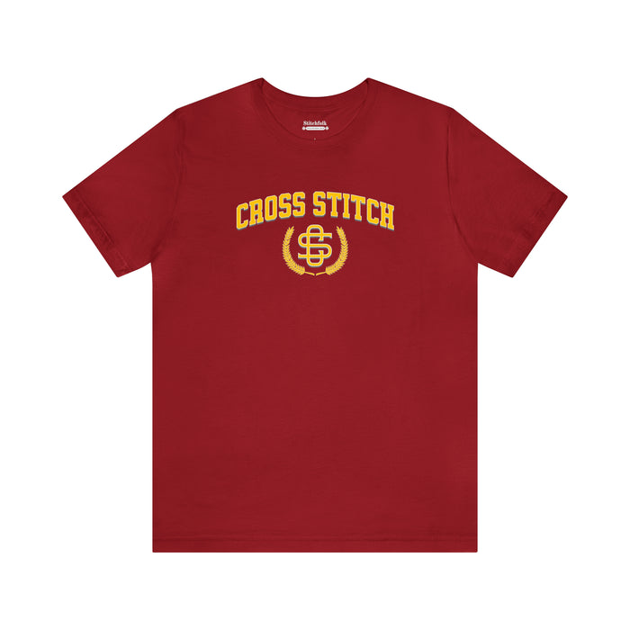 Varsity Cross Stitch T-Shirt