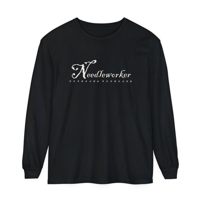 Needleworker Cotton Long Sleeve T-Shirt