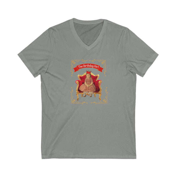 Mildred the Birthday Girl V-Neck Tee