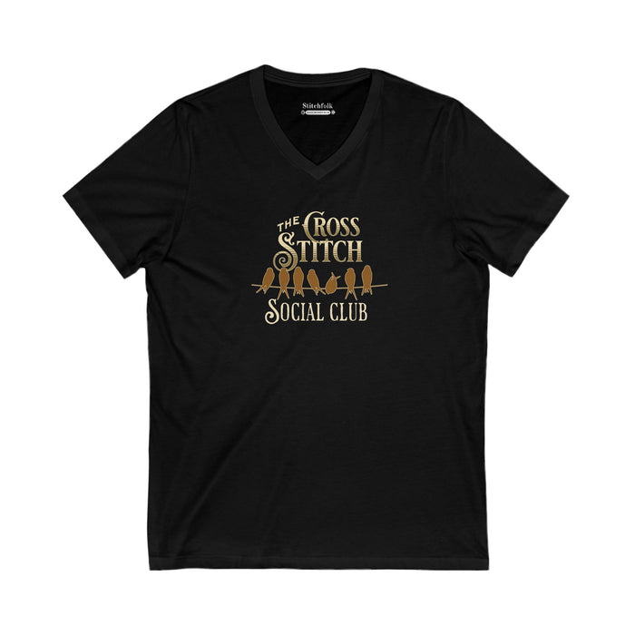Cross Stitch Social Club V-Neck T-Shirt