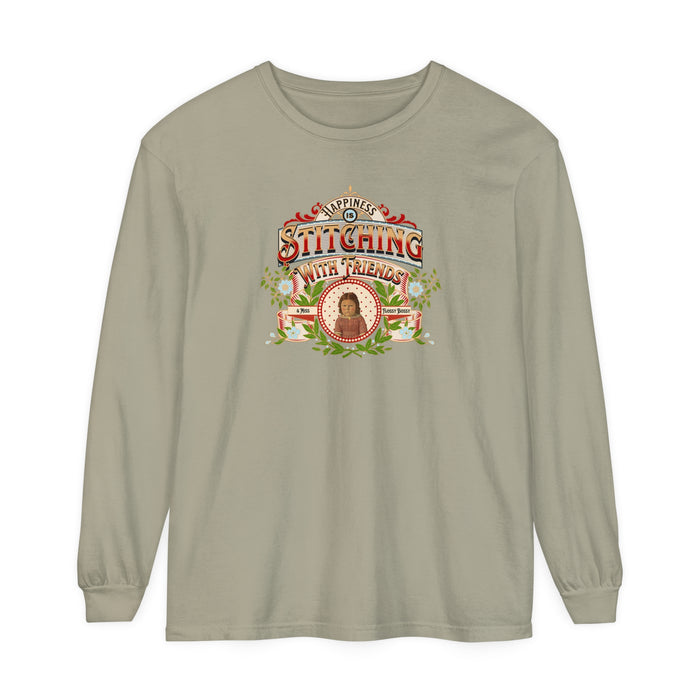 Stitching With Friends Cotton Long Sleeve T-Shirt