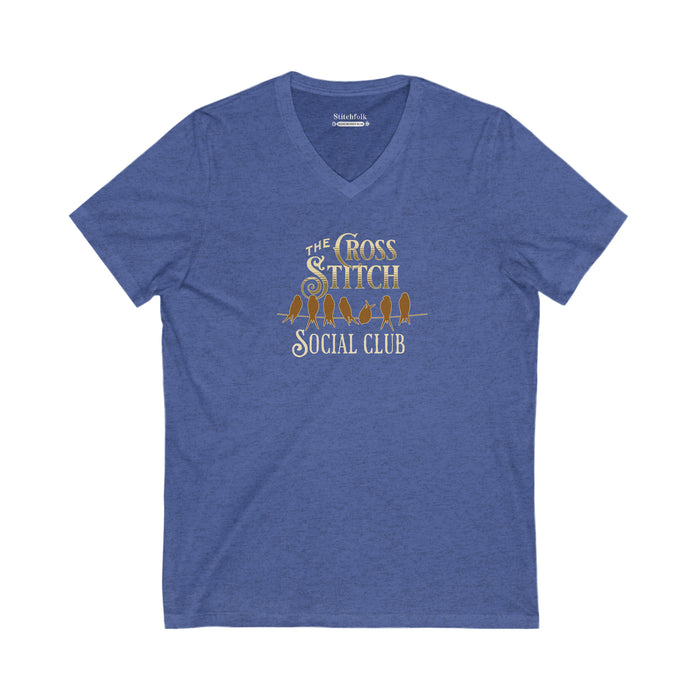 Cross Stitch Social Club V-Neck T-Shirt