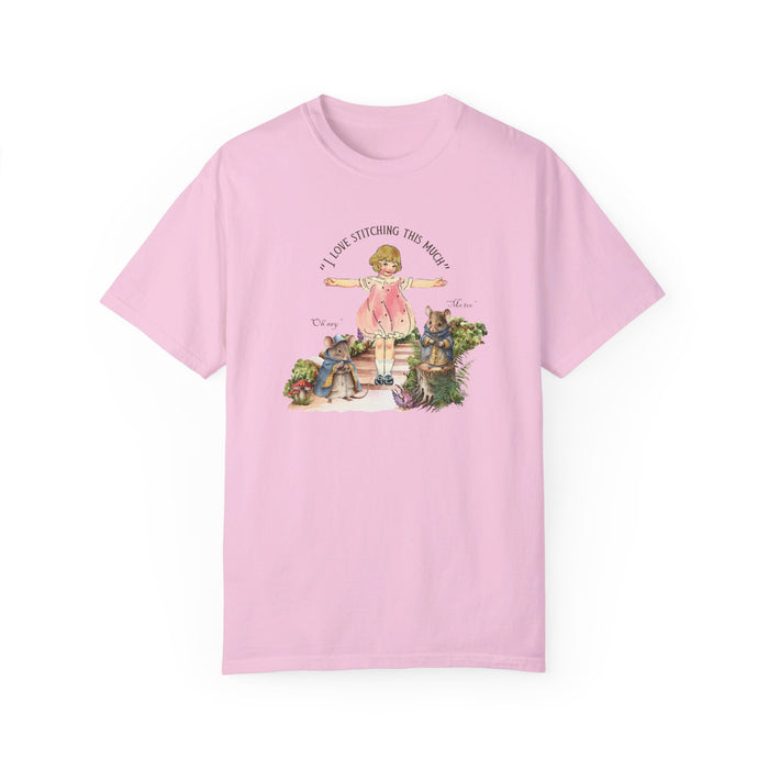 I Love Stitching  Cotton T-shirt