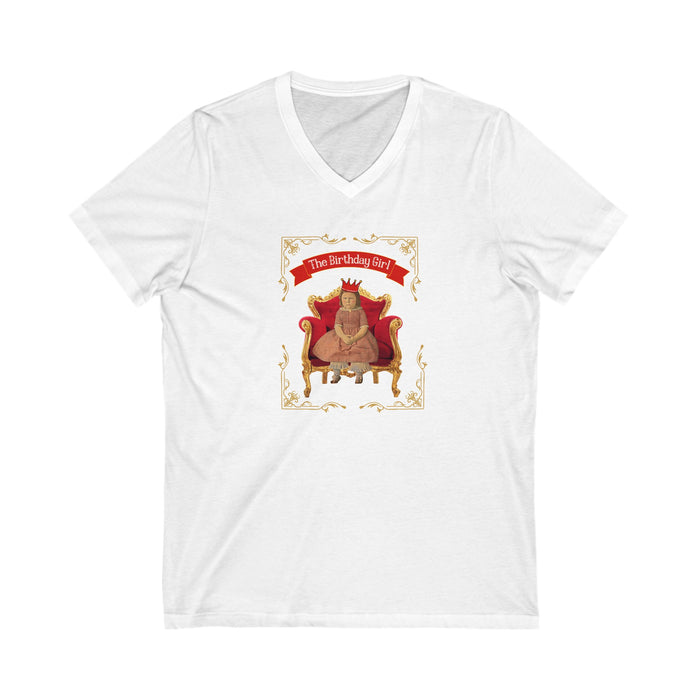 Mildred the Birthday Girl V-Neck Tee