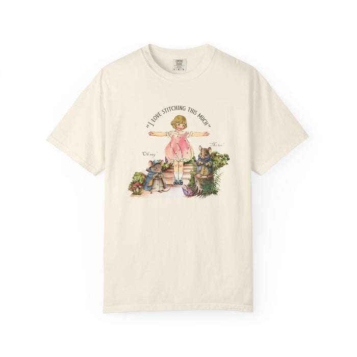 I Love Stitching  Garment-Dyed T-shirt