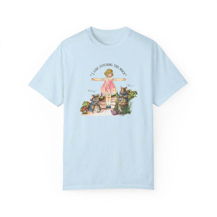 I Love Stitching  Cotton T-shirt