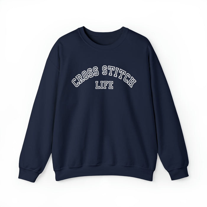 Cross Stitch Life Crewneck Sweatshirt