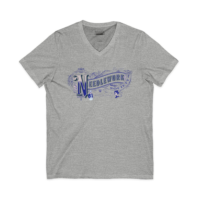 Needlework V-Neck Tee