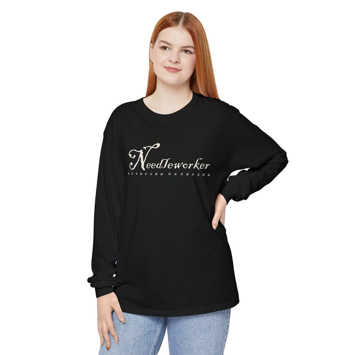 Needleworker Cotton Long Sleeve T-Shirt