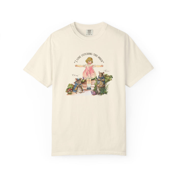 I Love Stitching  Garment-Dyed T-shirt