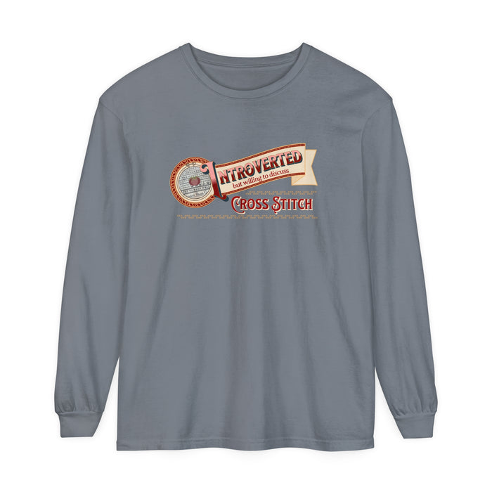 Introverted Cotton Long Sleeve T-Shirt